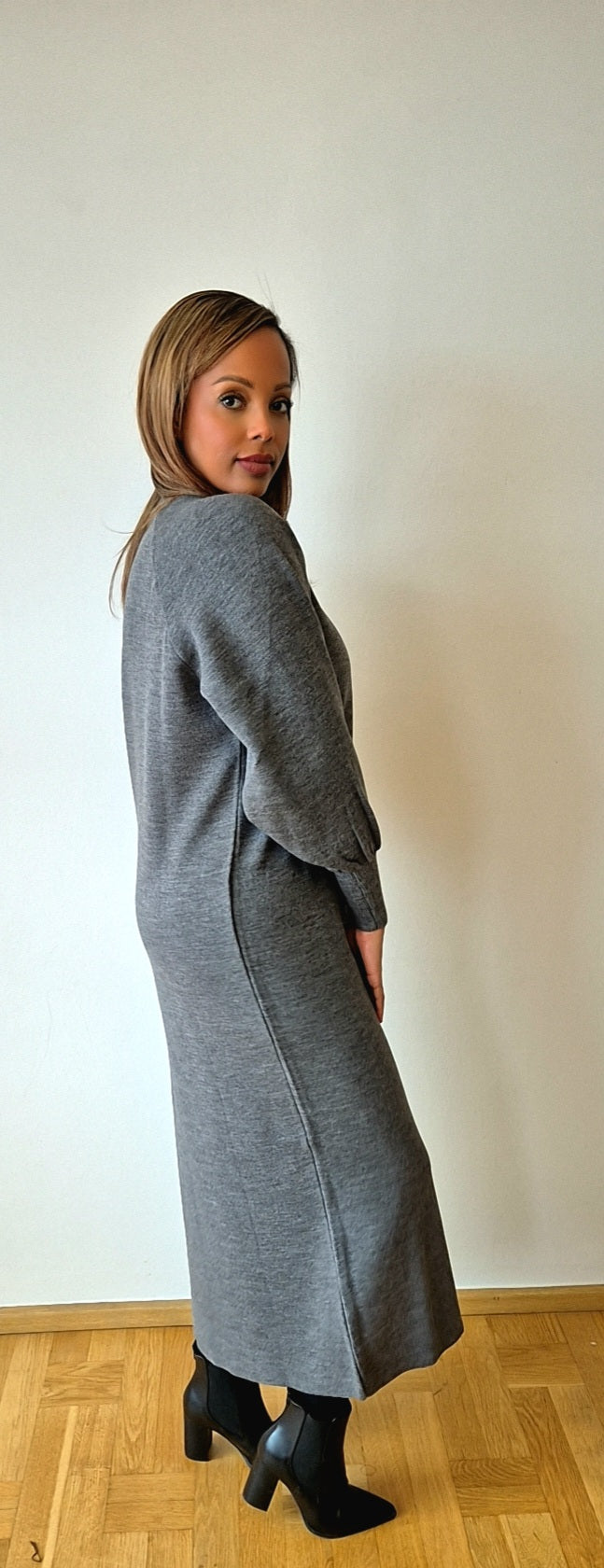 Grey sweater dress (one size)