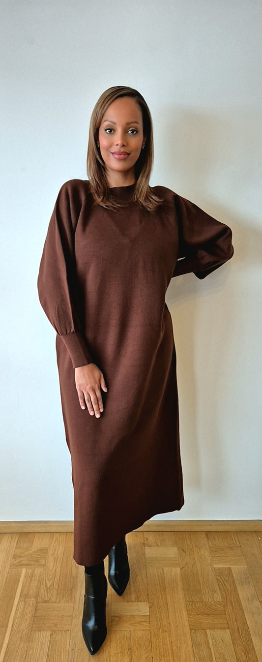 Brown sweater dress (one size)